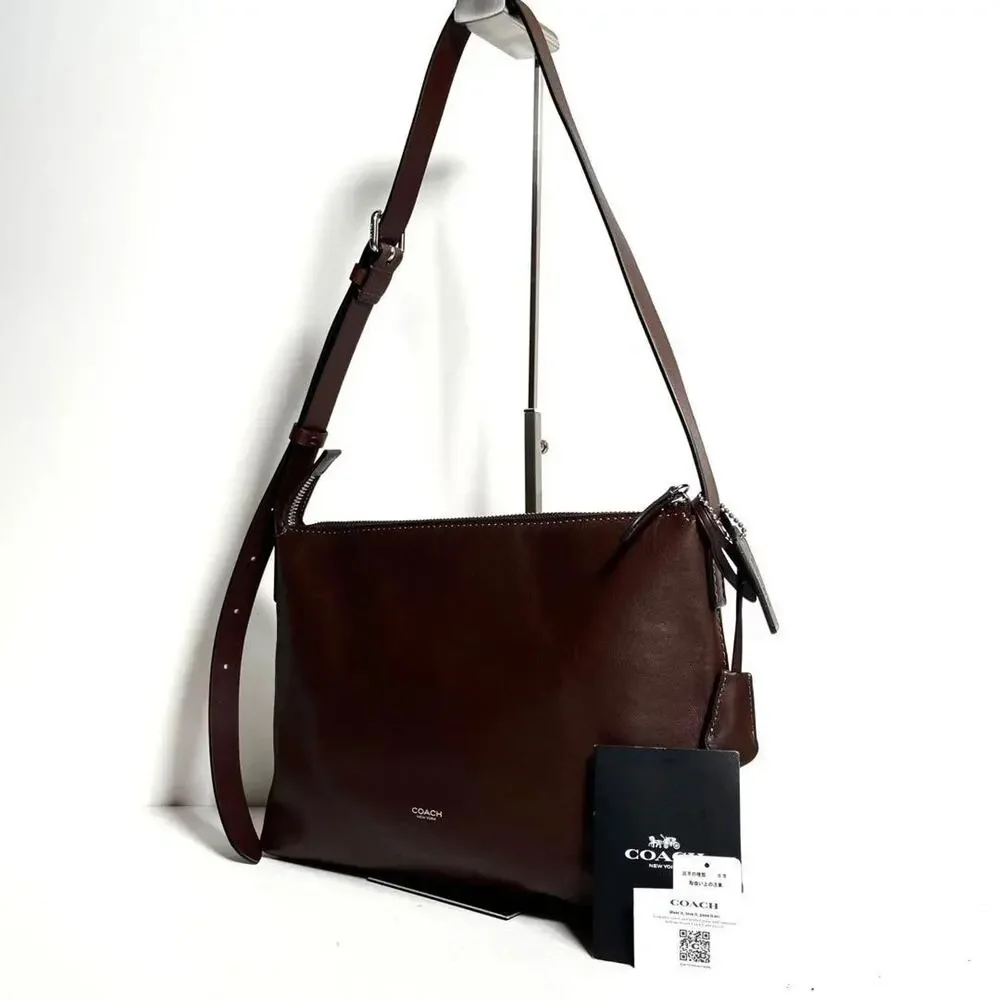 B18-002 COACH Mott Messenger 33 In Loved Glovetanned Leather CDU79 Bag
